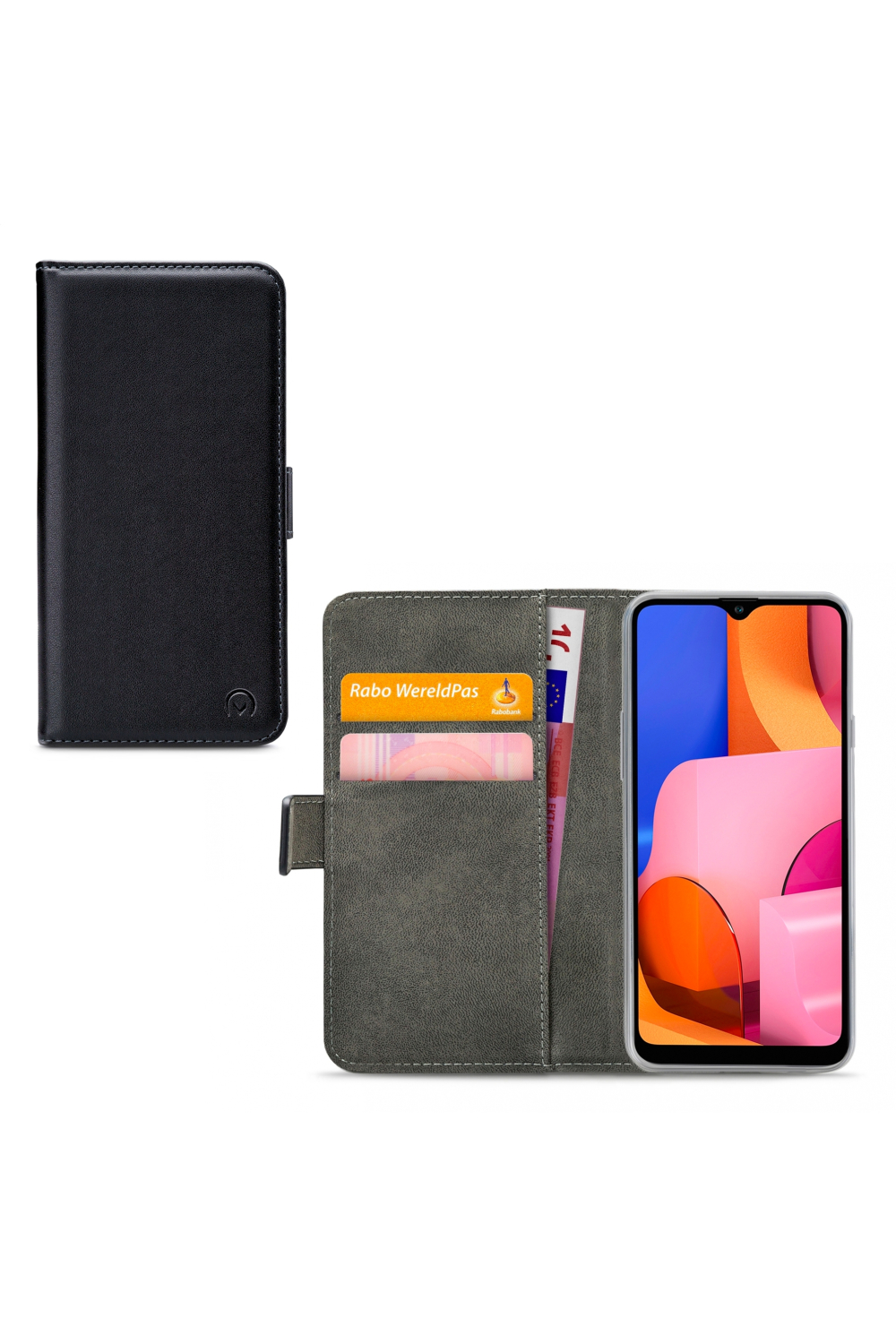 Mobilize Classic Gelly Wallet Book Case Samsung Galaxy A20S Black