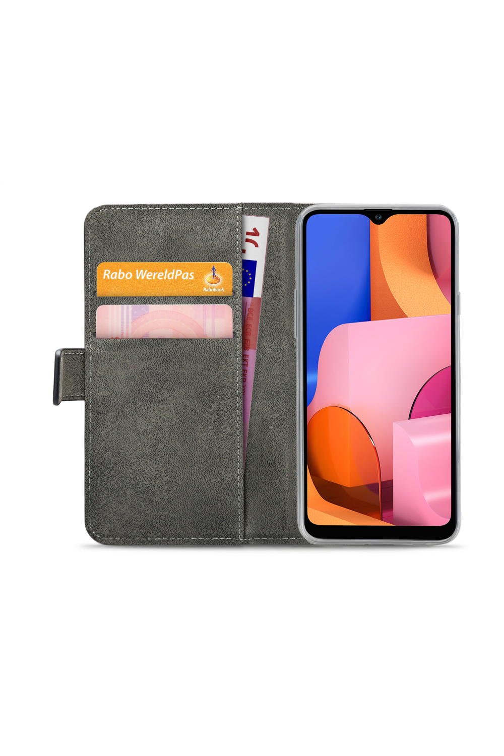 Mobilize Classic Gelly Wallet Book Case Samsung Galaxy A20S Black - Afbeelding 4