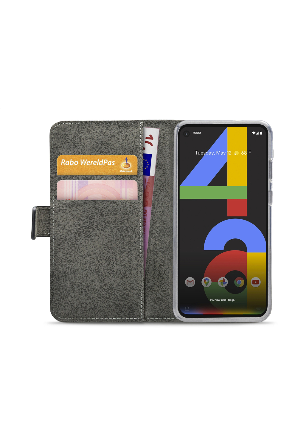 Mobilize Classic Gelly Wallet Book Case Google Pixel 4A 5G Black - Afbeelding 4