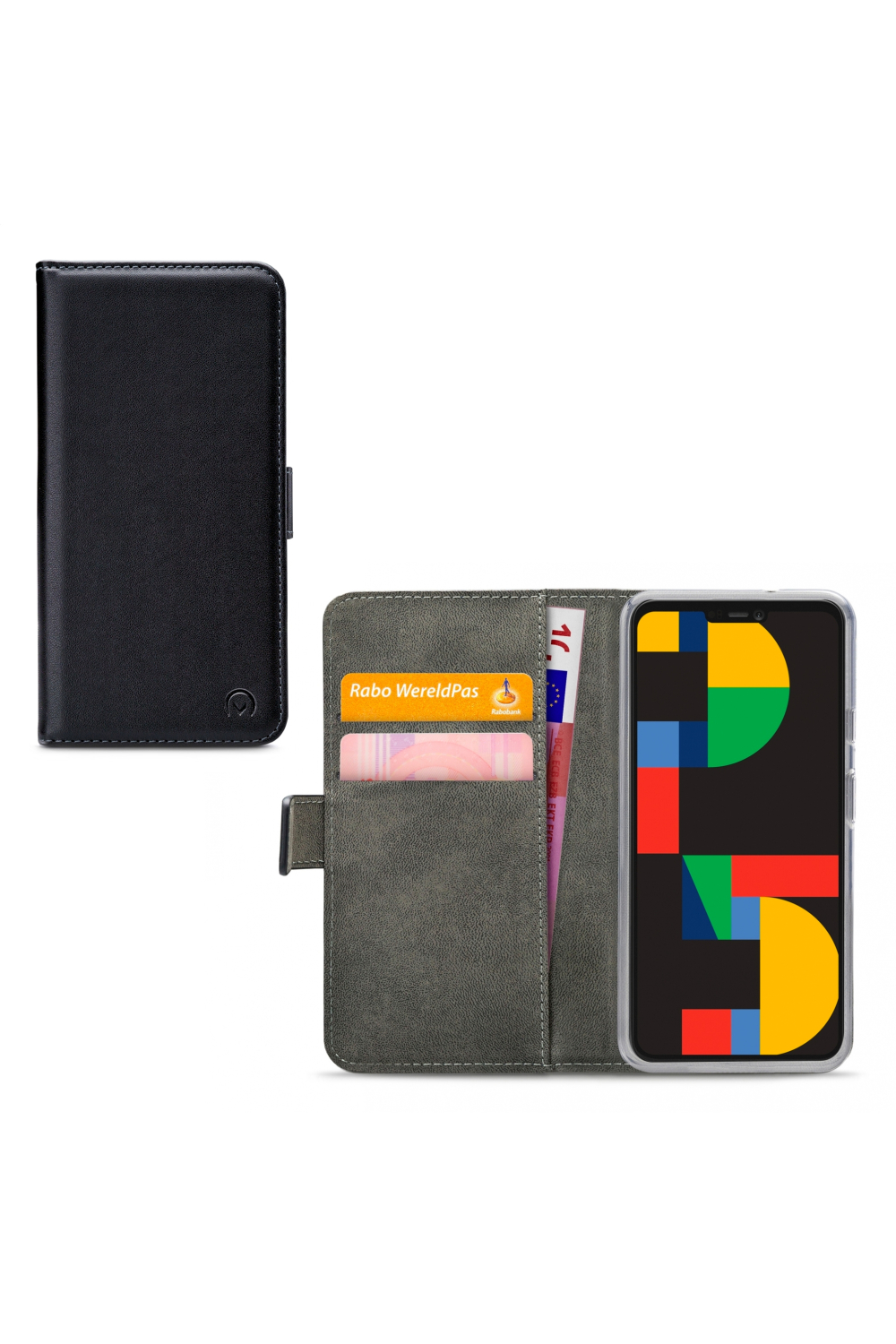 Mobilize Classic Gelly Wallet Book Case Google Pixel 5 Black