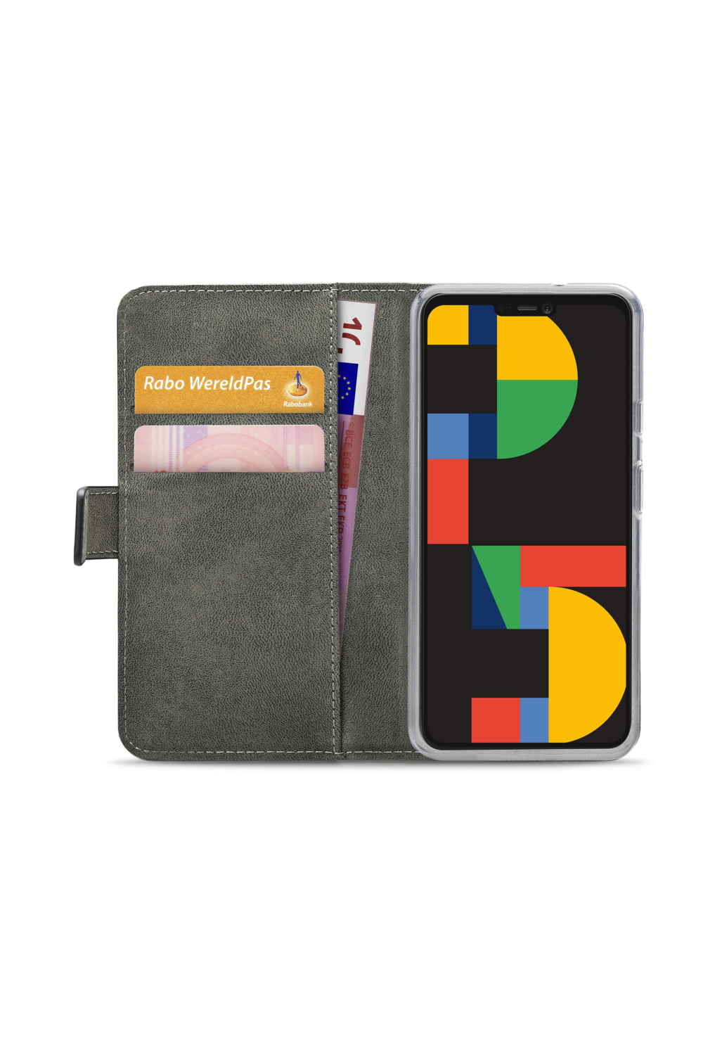 Mobilize Classic Gelly Wallet Book Case Google Pixel 5 Black - Afbeelding 4