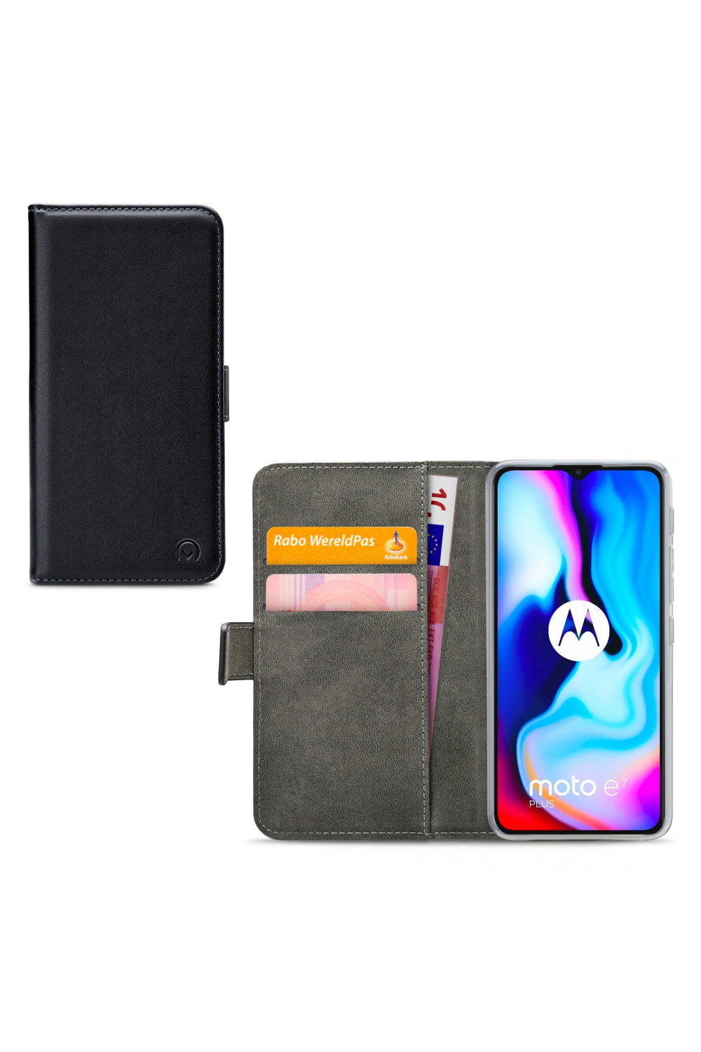 Mobilize Classic Gelly Wallet Book Case Motorola Moto E7 Plus/Moto G9 Play Black