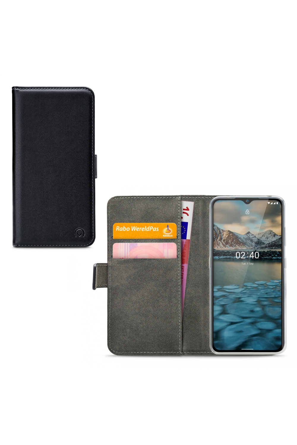 Mobilize Classic Gelly Wallet Book Case Nokia 2.4 Black