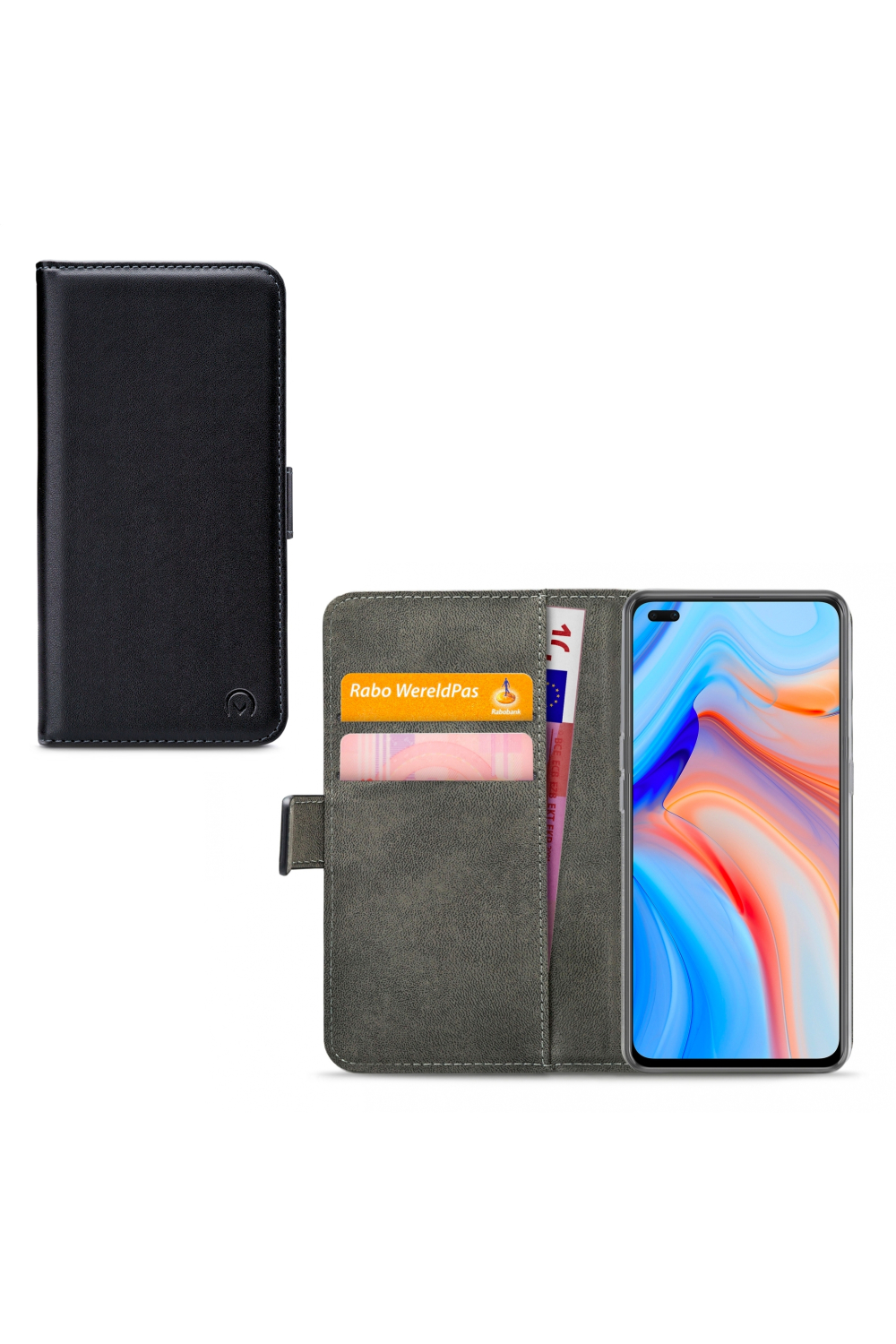 Mobilize Classic Gelly Wallet Book Case Oppo Reno4 5G Black