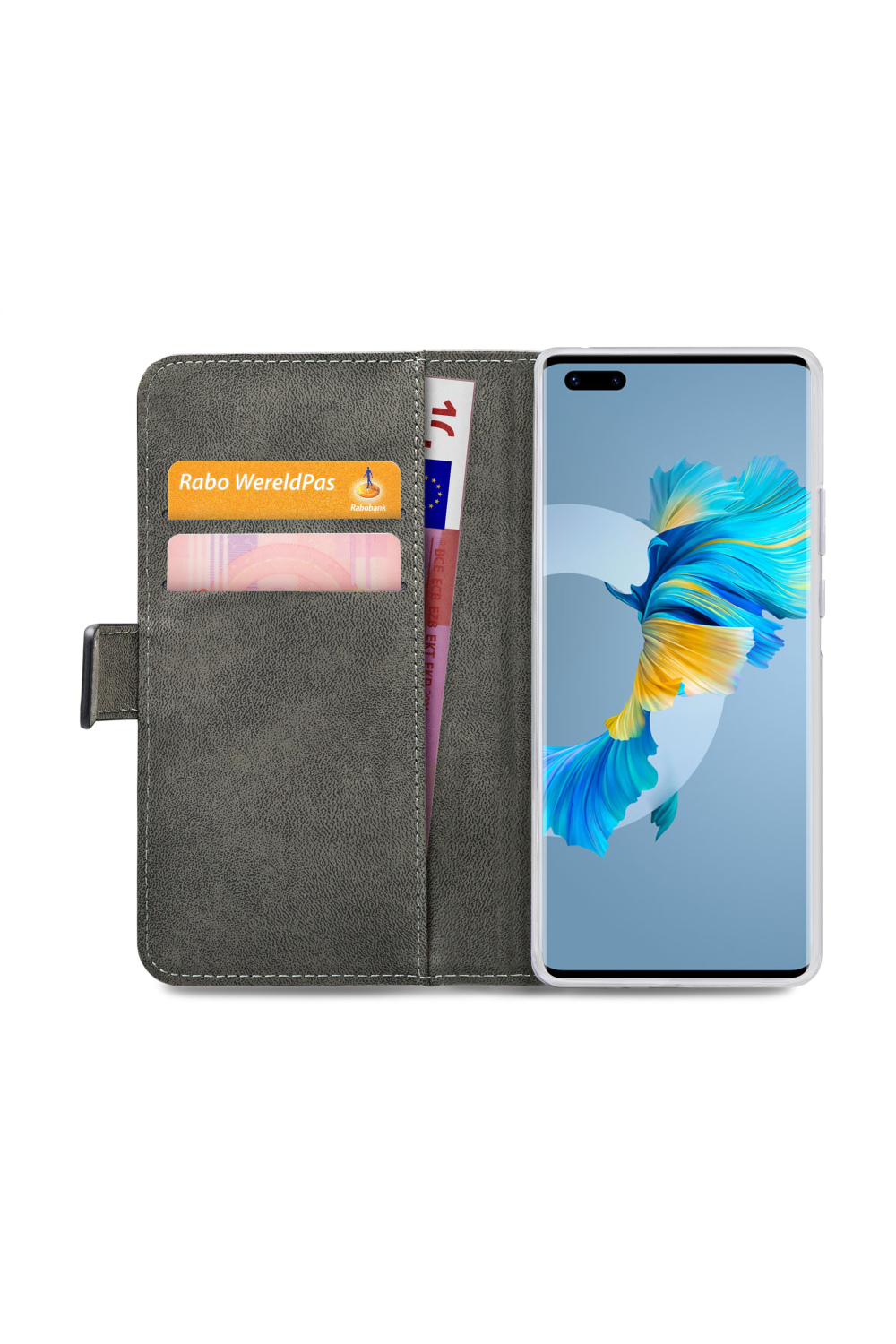 Mobilize Classic Gelly Wallet Book Case Huawei Mate 40 Pro Black - Afbeelding 4