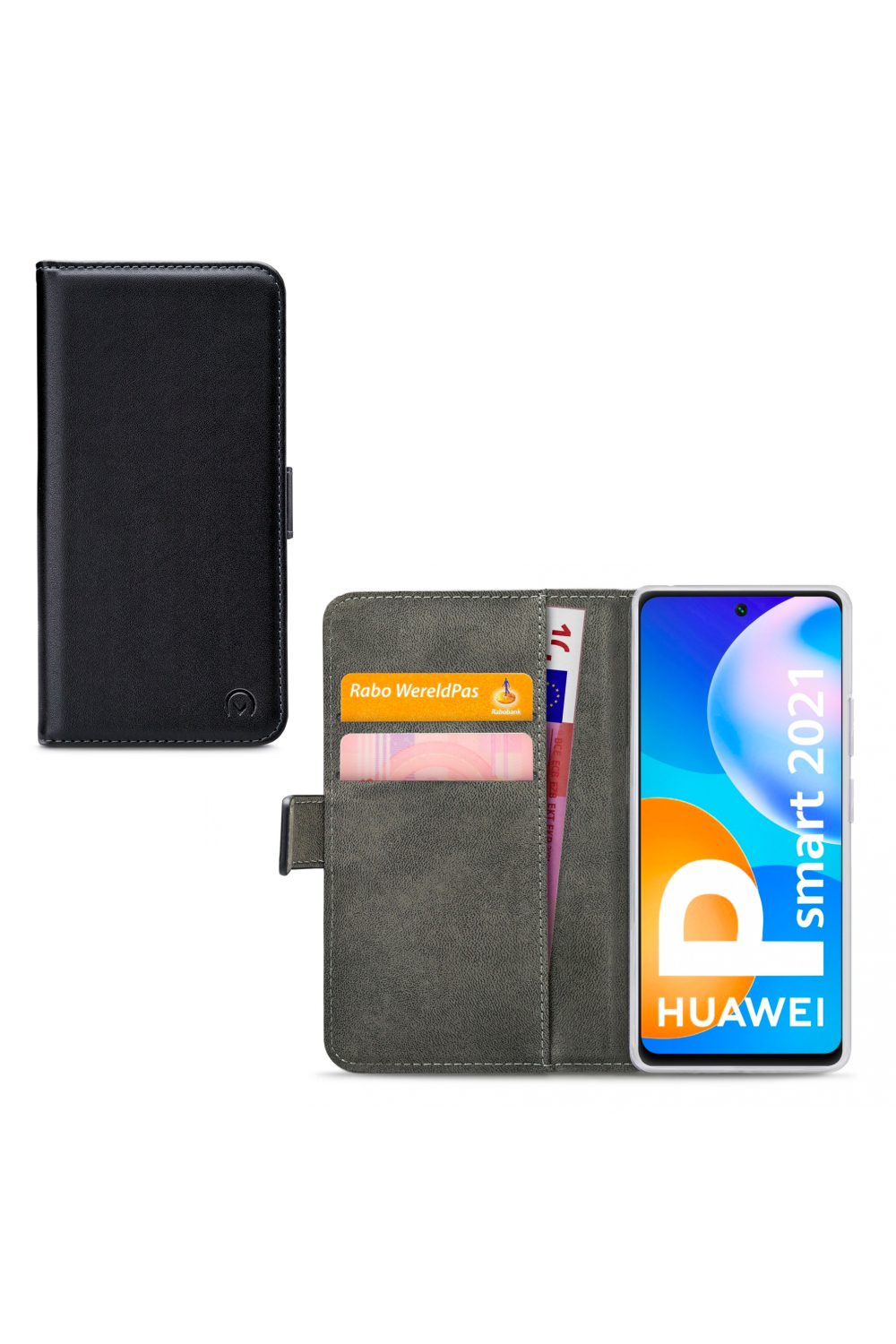 Mobilize Classic Gelly Wallet Book Case Huawei P Smart (2021) Black