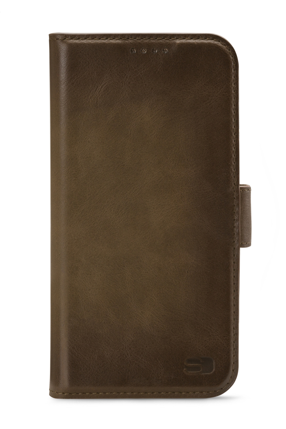 Senza Desire Leather Wallet Apple Iphone 12 Mini Burned Olive