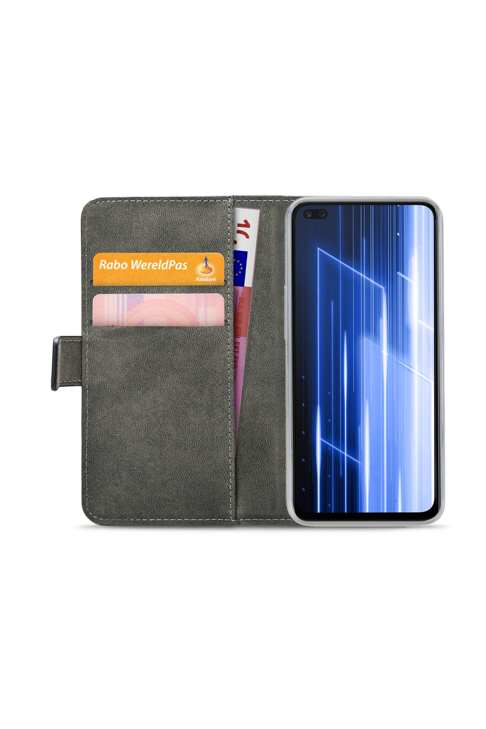 Mobilize Classic Gelly Wallet Book Case Realme X50 5G Black - Afbeelding 4