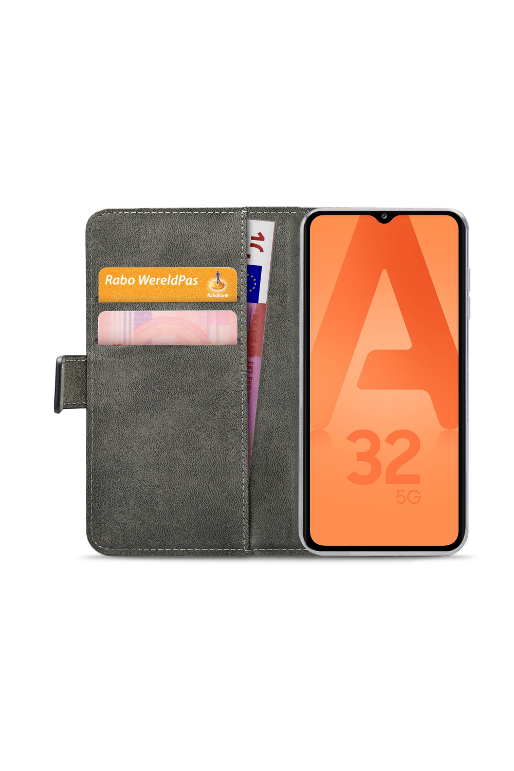 Mobilize Classic Gelly Wallet Book Case Samsung Galaxy A32 5G Black - Afbeelding 4