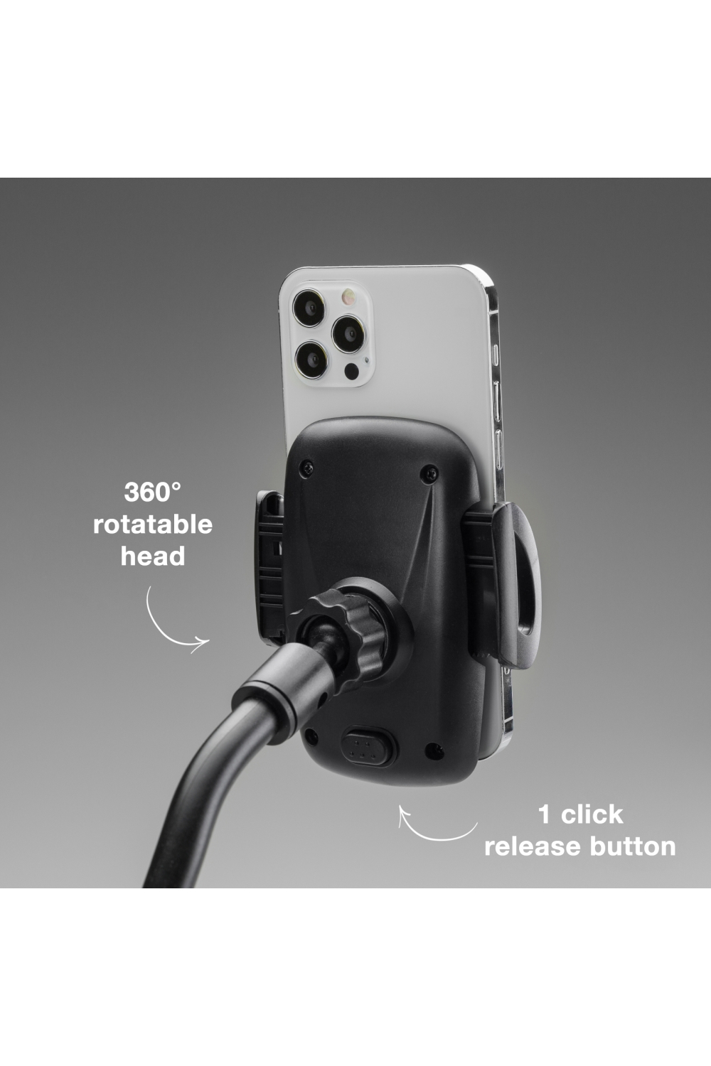 Mobilize Universal Gooseneck Car Holder Black - Afbeelding 4
