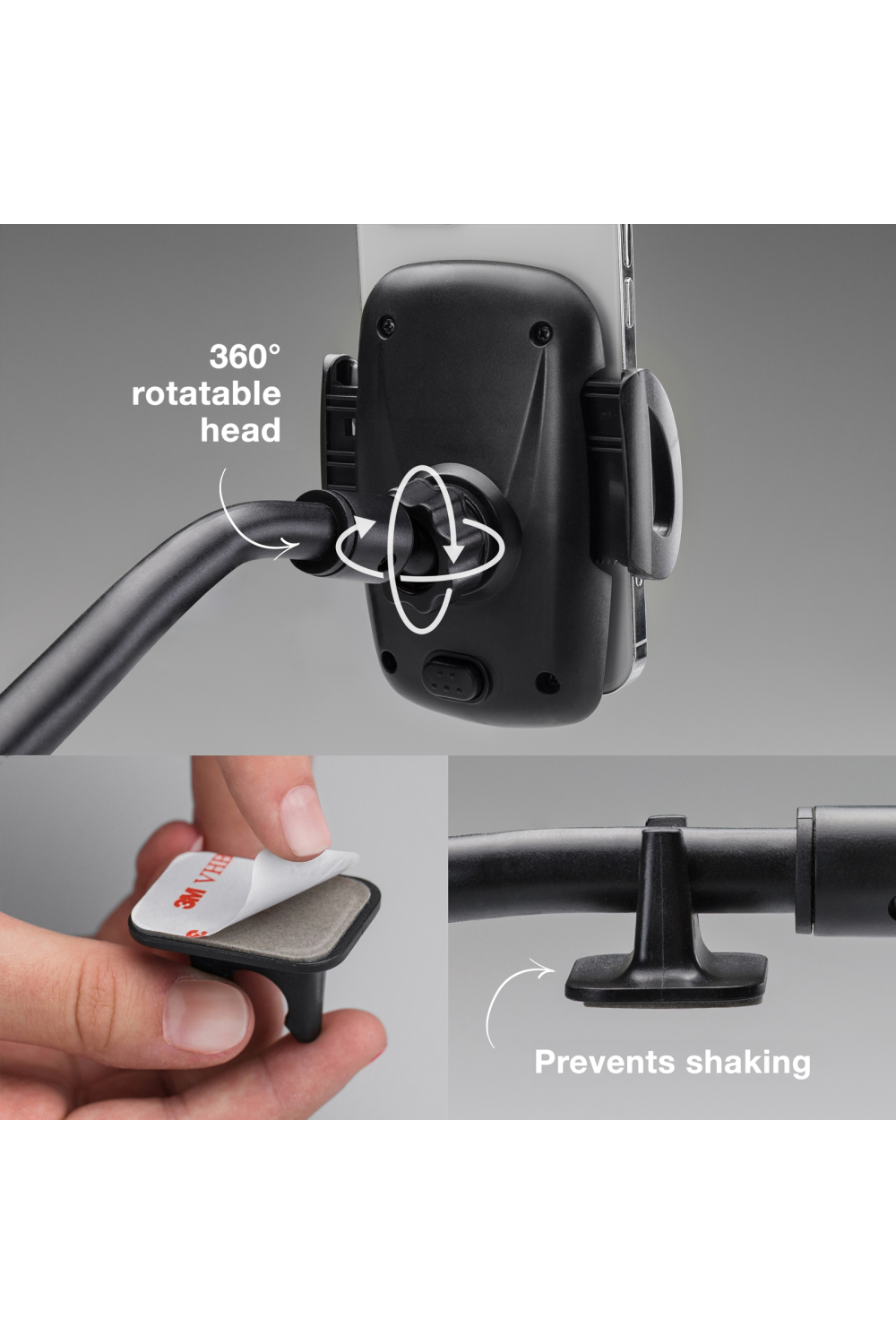 Mobilize Universal Gooseneck Car Holder Black - Afbeelding 5