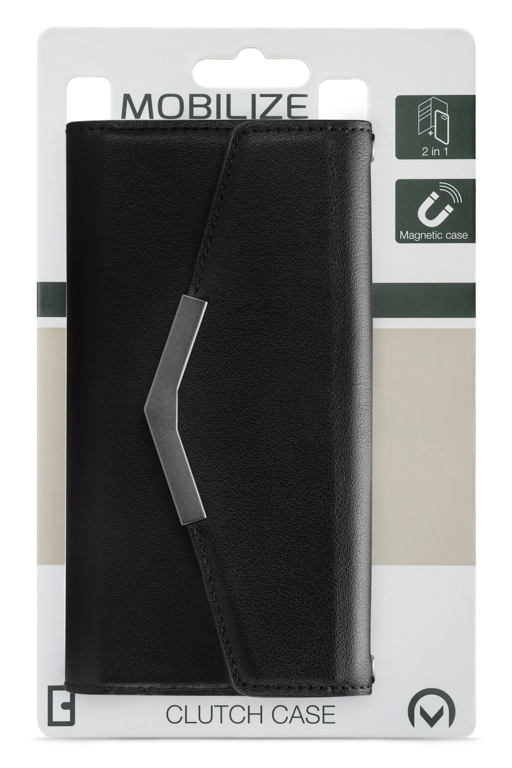Mobilize 2In1 Elegant Magnet Clutch Apple Iphone 12 Mini Black Croco - Afbeelding 14