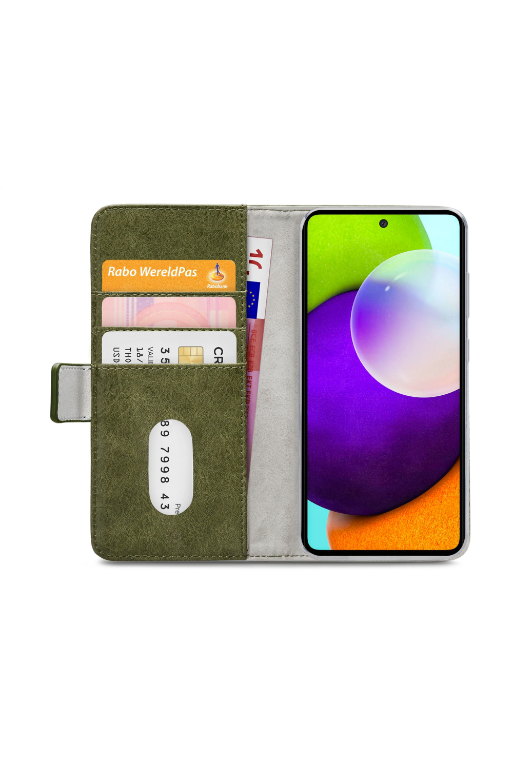 Mobilize Elite Gelly Wallet Book Case Samsung Galaxy A52/A52 5G/A52S 5G Green - Afbeelding 4