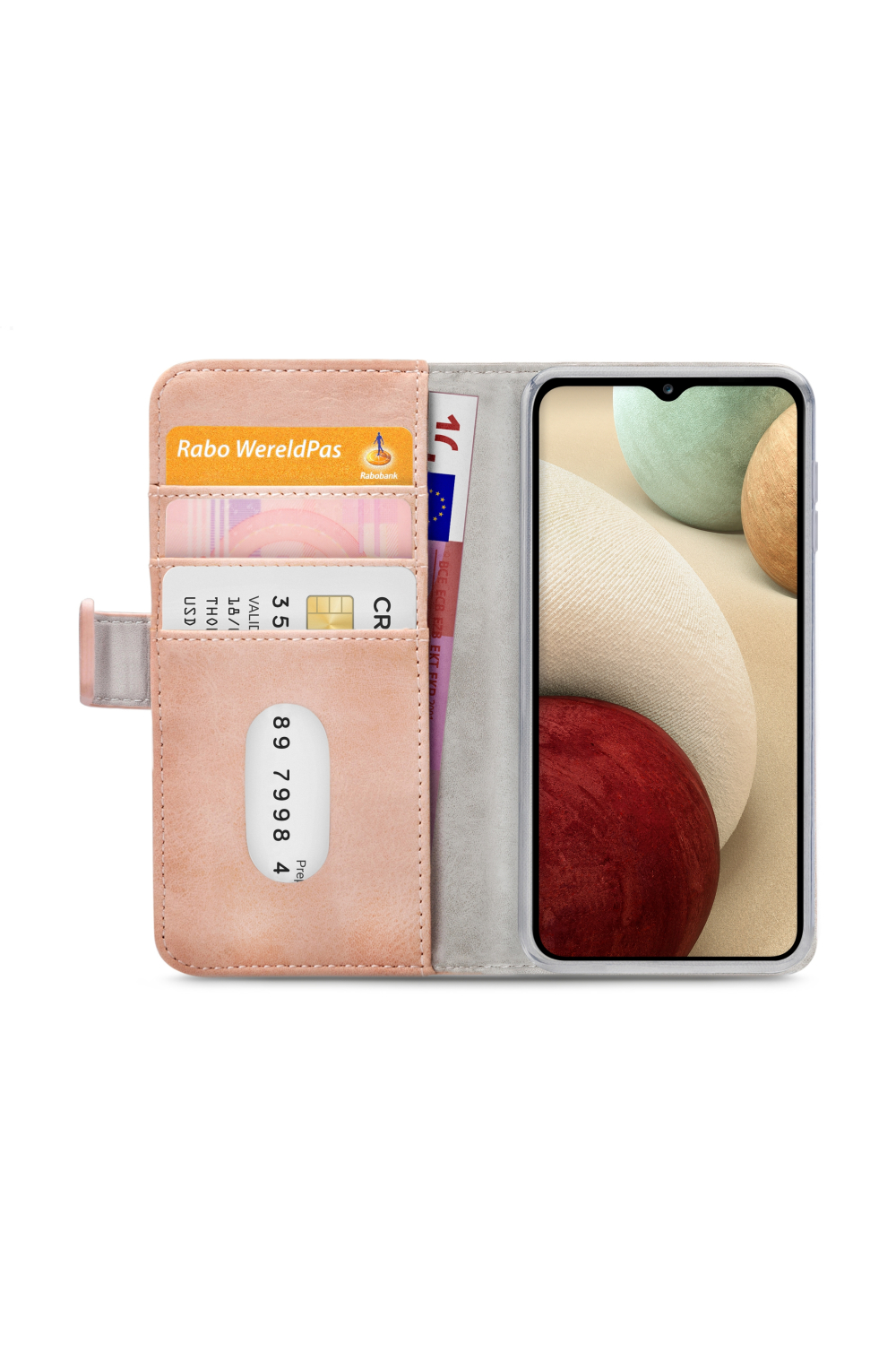 Mobilize Elite Gelly Wallet Book Case Samsung Galaxy A12/M12 Soft Pink - Afbeelding 4