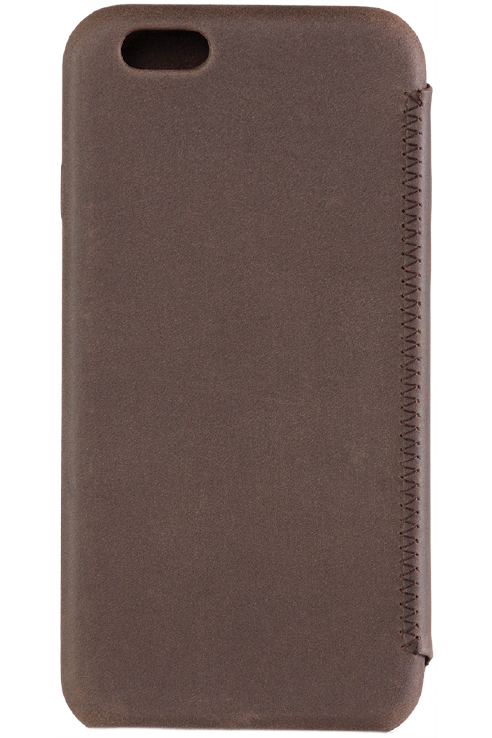 Senza Raw Skinny Leather Booklet Apple Iphone 6/6S Chestnut Brown - Afbeelding 2