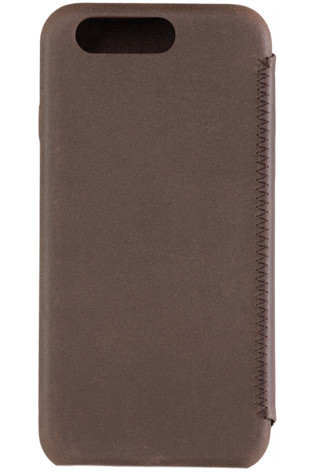 Senza Raw Skinny Leather Booklet Apple Iphone 7 Plus/8 Plus Chestnut Brown - Afbeelding 2