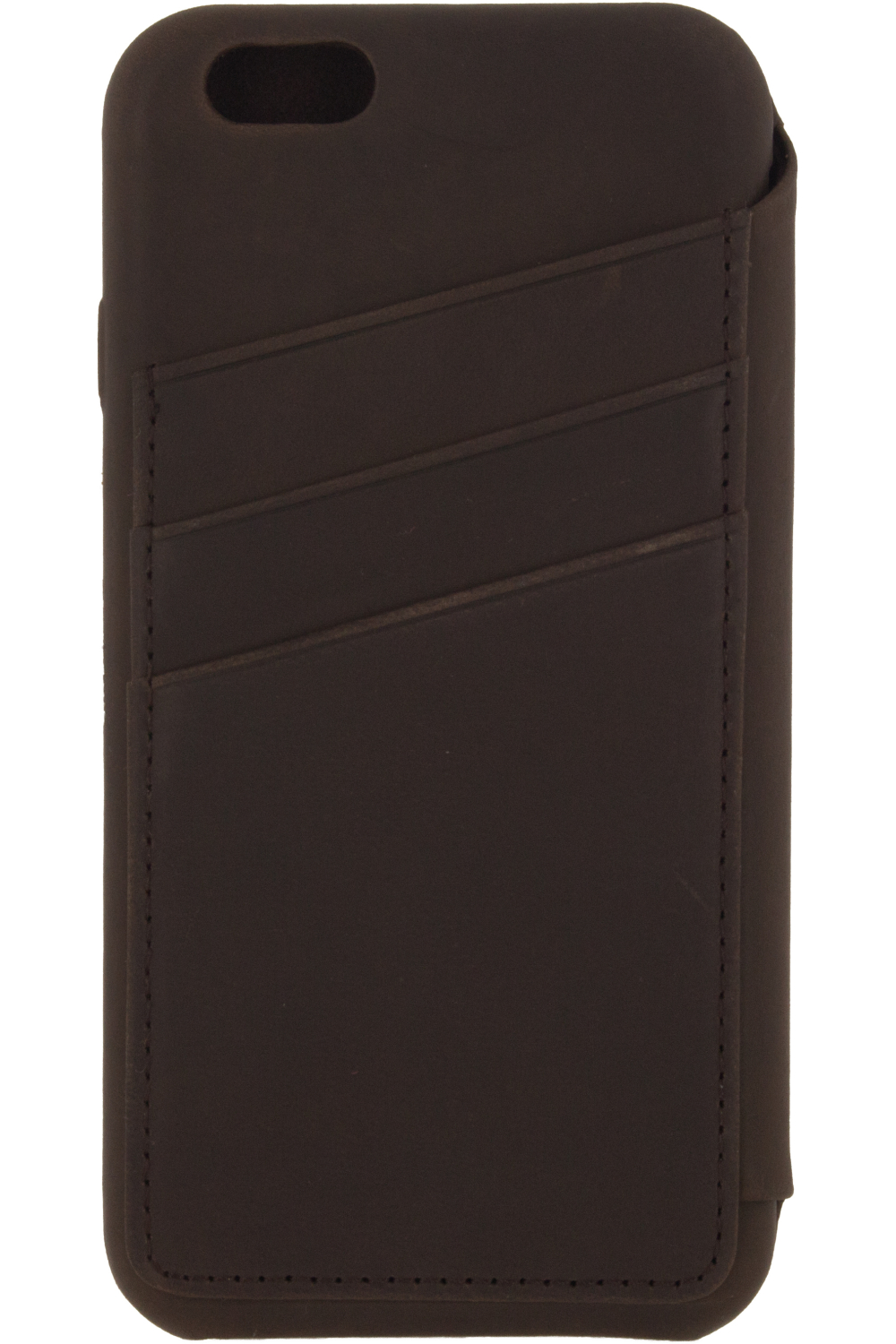Senza Raw Skinny Leather Wallet Apple Iphone 6/6S Chestnut Brown - Afbeelding 2