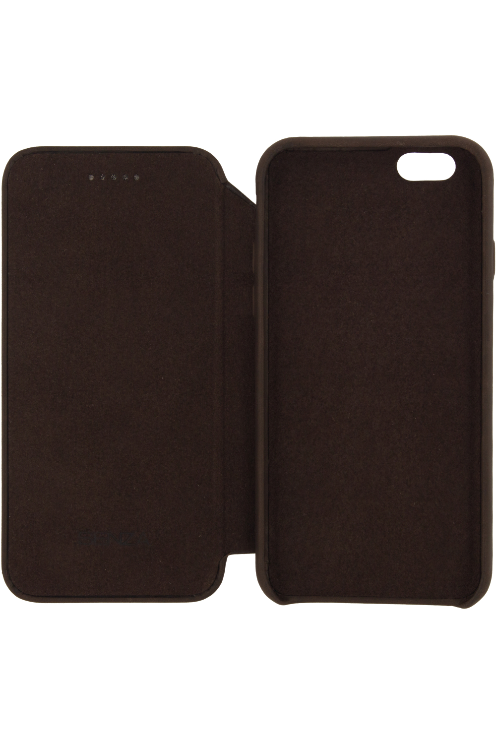 Senza Raw Skinny Leather Wallet Apple Iphone 6/6S Chestnut Brown - Afbeelding 3
