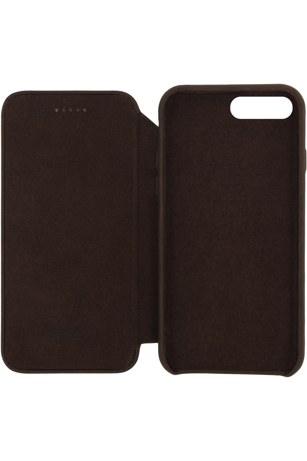 Senza Raw Skinny Leather Wallet Apple Iphone 7 Plus/8 Plus Chestnut Brown - Afbeelding 3