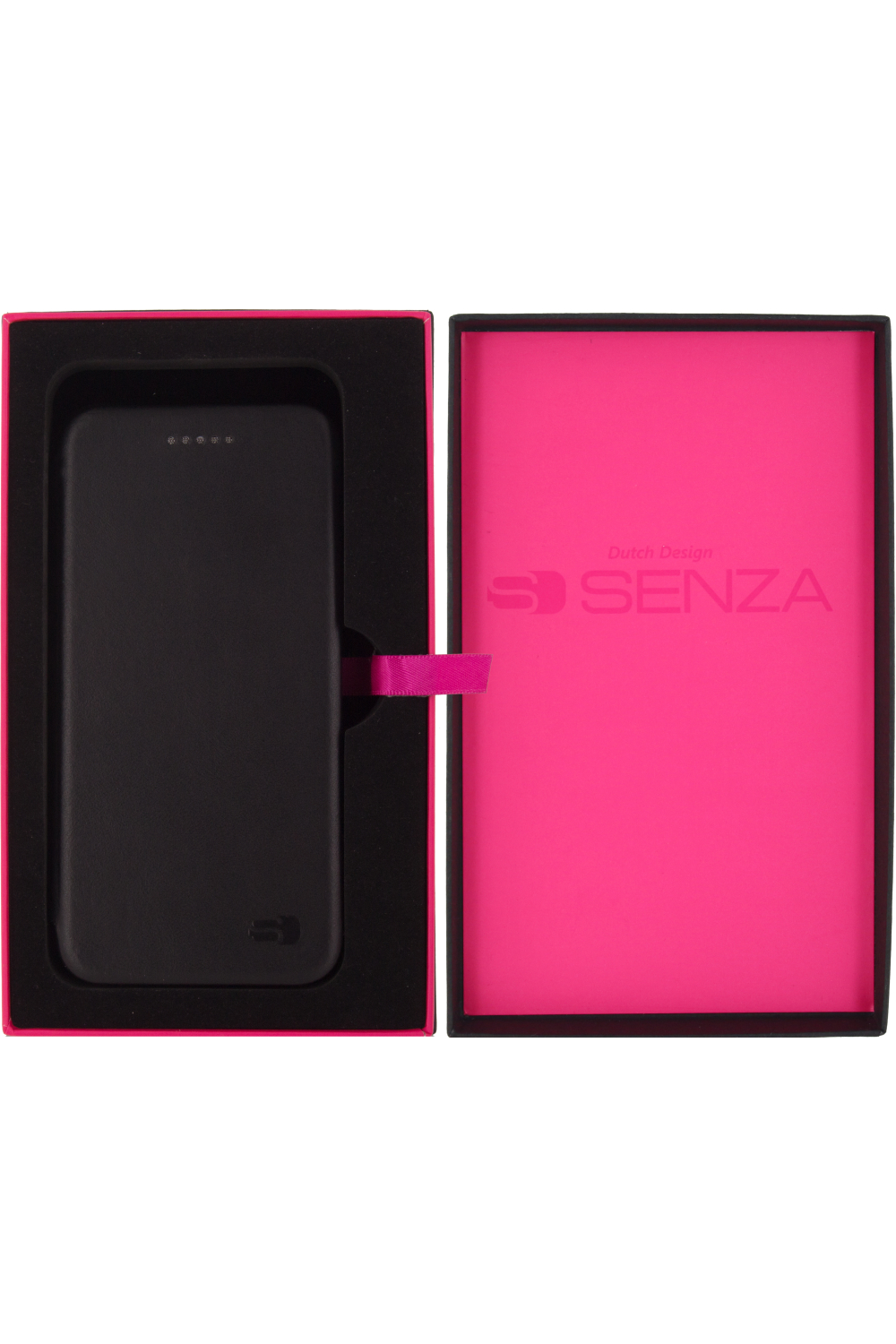 Senza Pure Skinny Leather Wallet Apple Iphone 6/6S Deep Black - Afbeelding 5