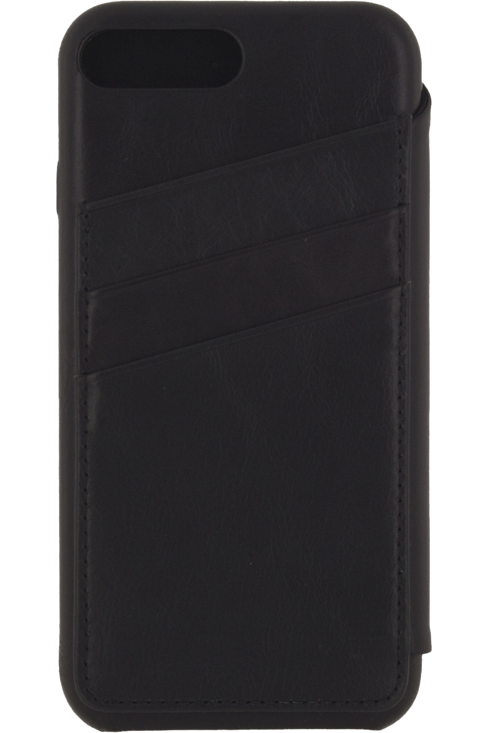 Senza Pure Skinny Leather Wallet Apple Iphone 7 Plus/8 Plus Deep Black - Afbeelding 2