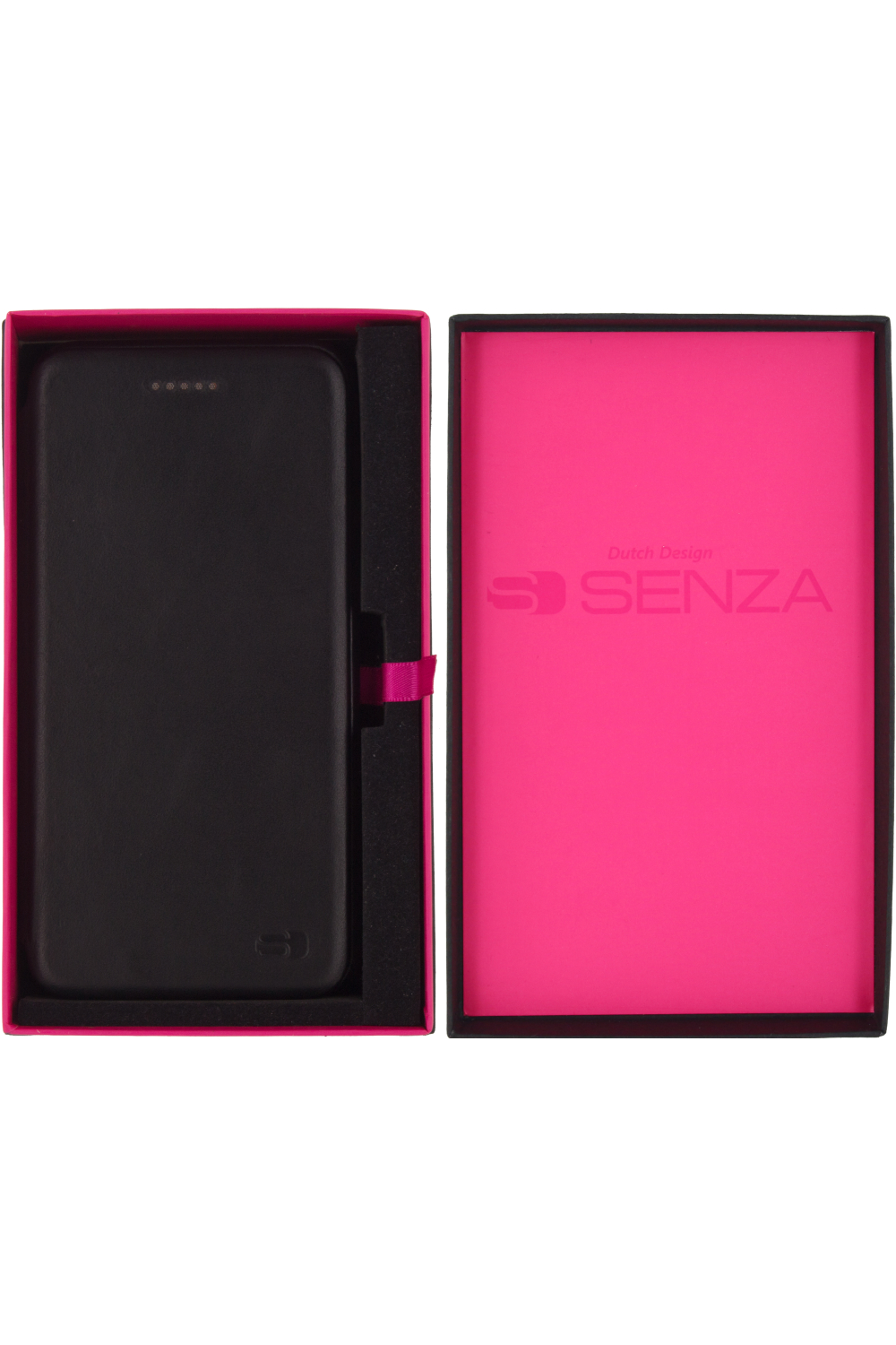Senza Pure Skinny Leather Wallet Apple Iphone 7 Plus/8 Plus Deep Black - Afbeelding 5
