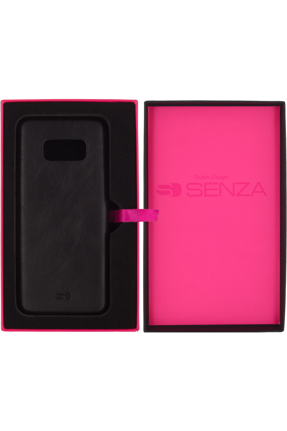 Senza Pure Leather Cover Samsung Galaxy S8 Deep Black - Afbeelding 4