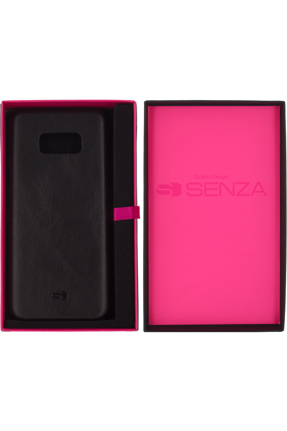 Senza Pure Leather Cover Samsung Galaxy S8+ Deep Black - Afbeelding 4