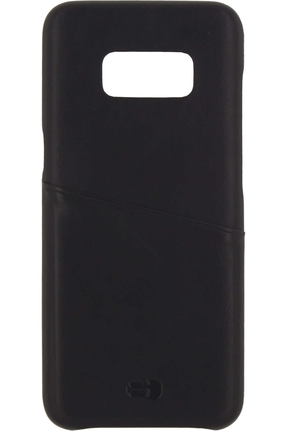 Senza Pure Leather Cover With Card Slot Samsung Galaxy S8+ Deep Black