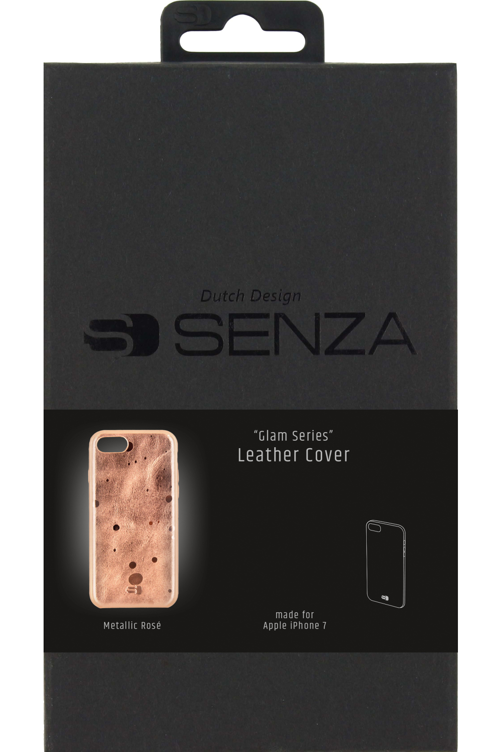 Senza Glam Leather Cover Apple Iphone 7/8/Se (2020/2022) Metallic Rosé - Afbeelding 3