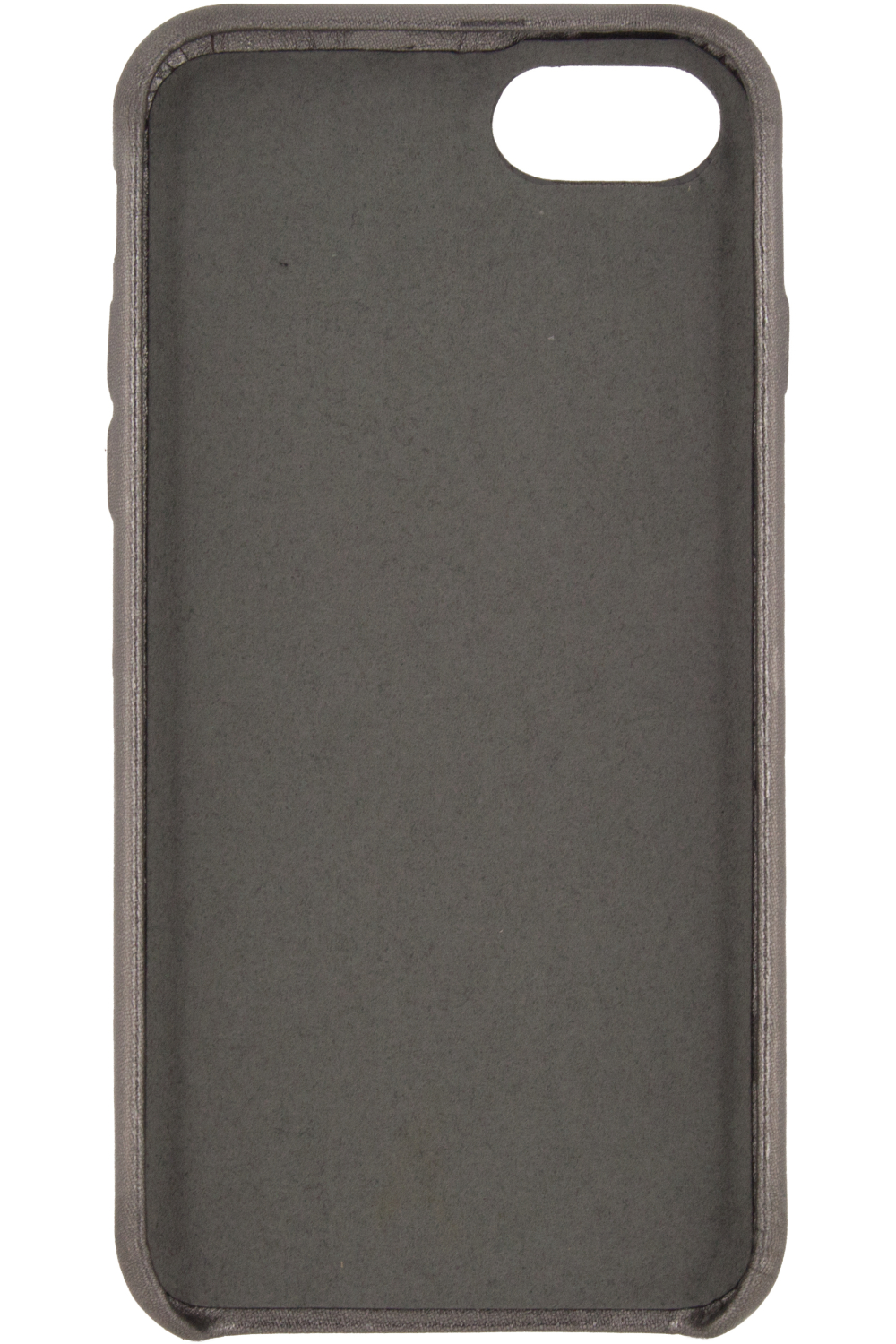 Senza Glam Leather Cover With Card Slot Apple Iphone 7/8/Se (2020/2022) Metallic Grey - Afbeelding 2