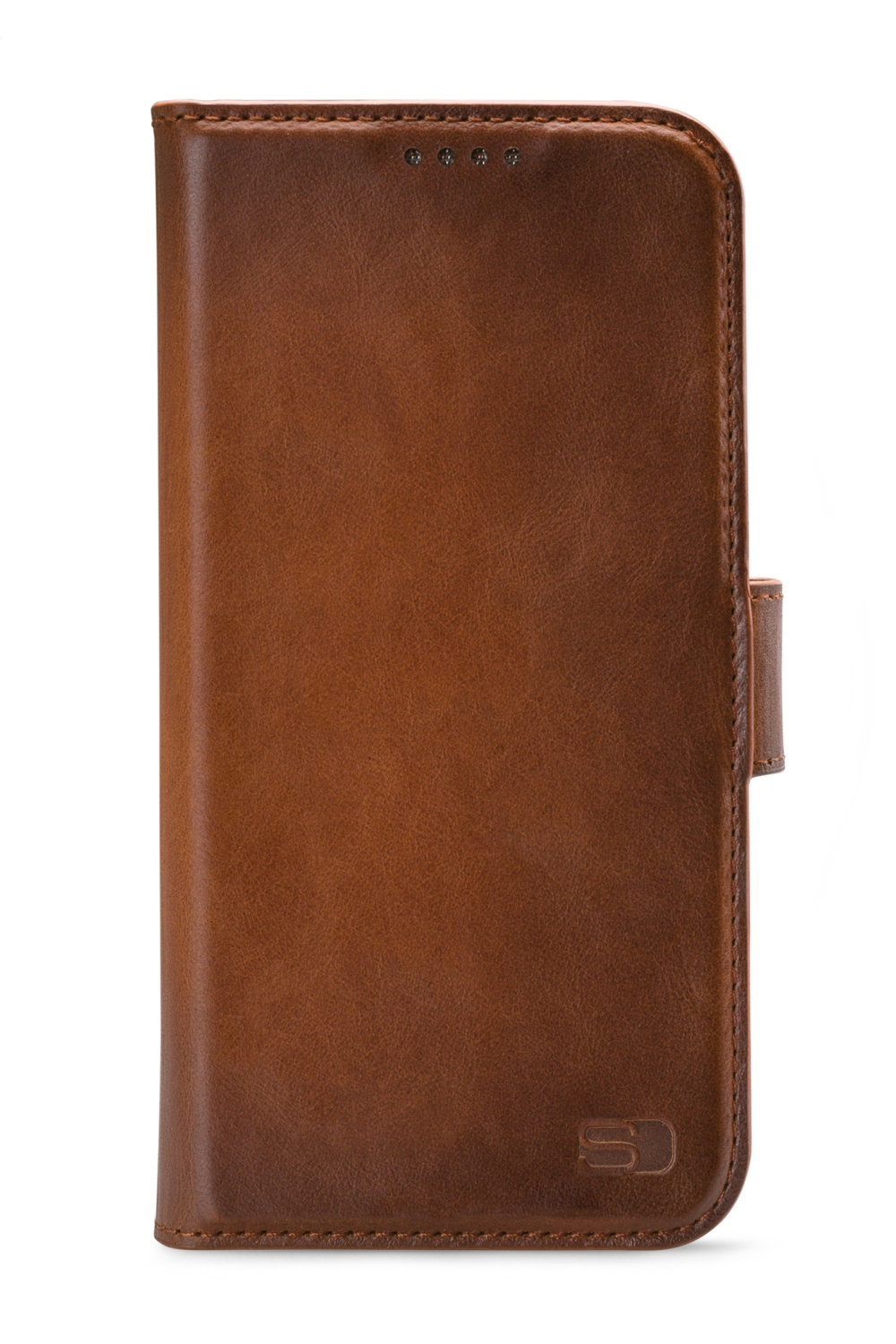 Senza Desire Leather Wallet Samsung Galaxy S8+ Burned Cognac