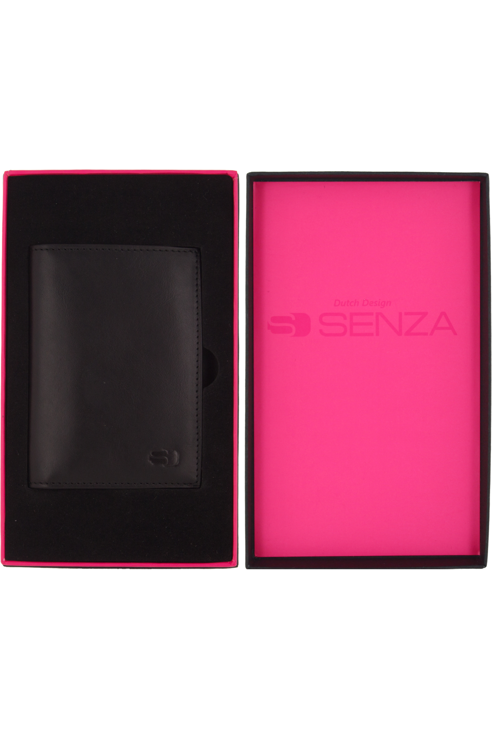 Senza Pure Leather Card Holder Deep Black - Afbeelding 5