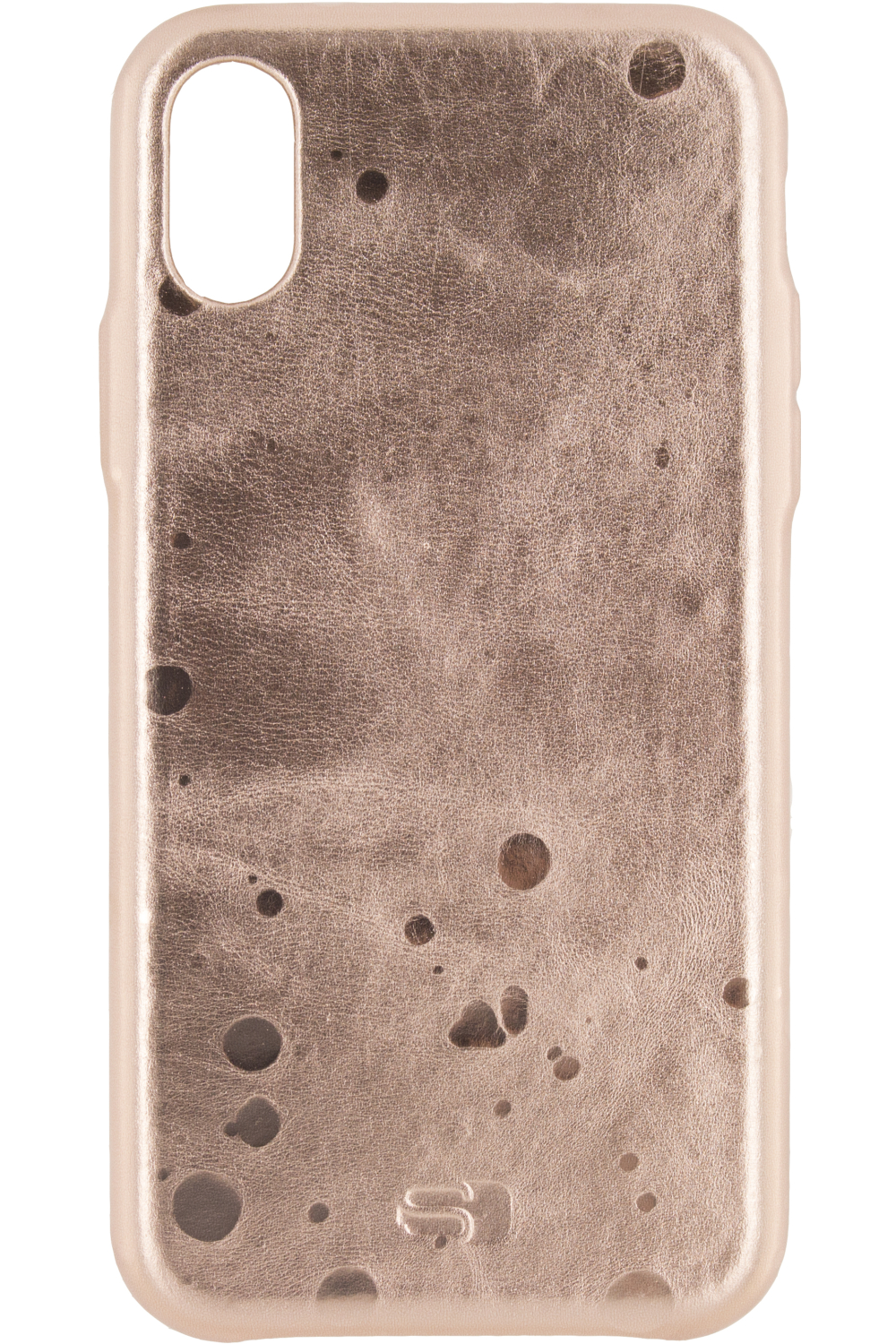 Senza Glam Leather Cover Apple Iphone X/Xs Metallic Rosé