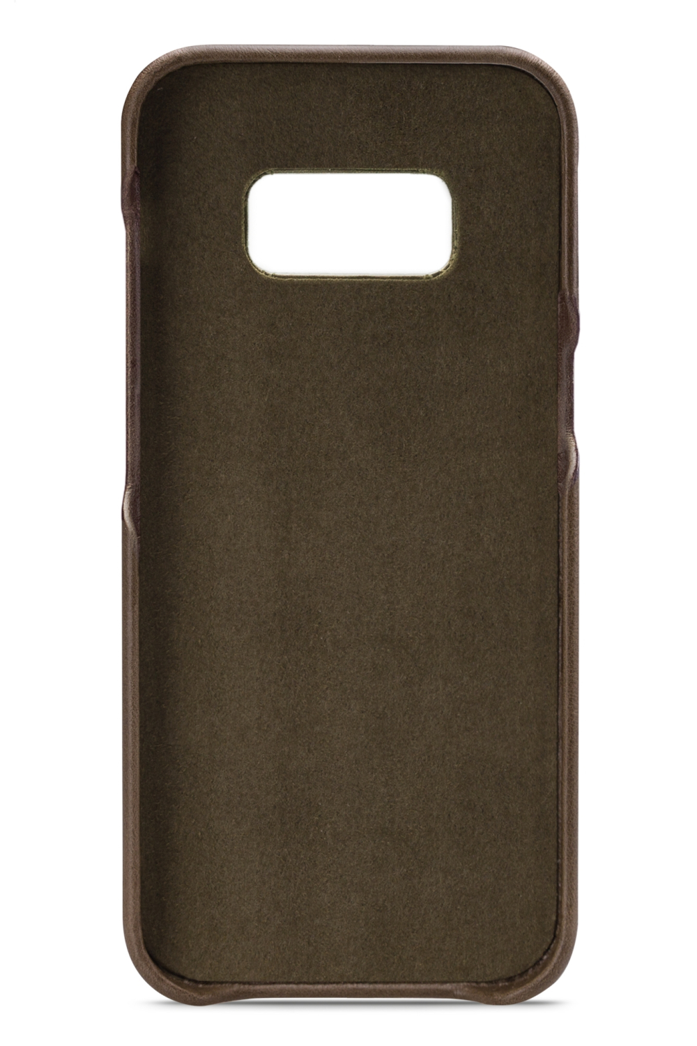 Senza Desire Leather Cover With Card Slot Samsung Galaxy S8 Burned Olive - Afbeelding 2