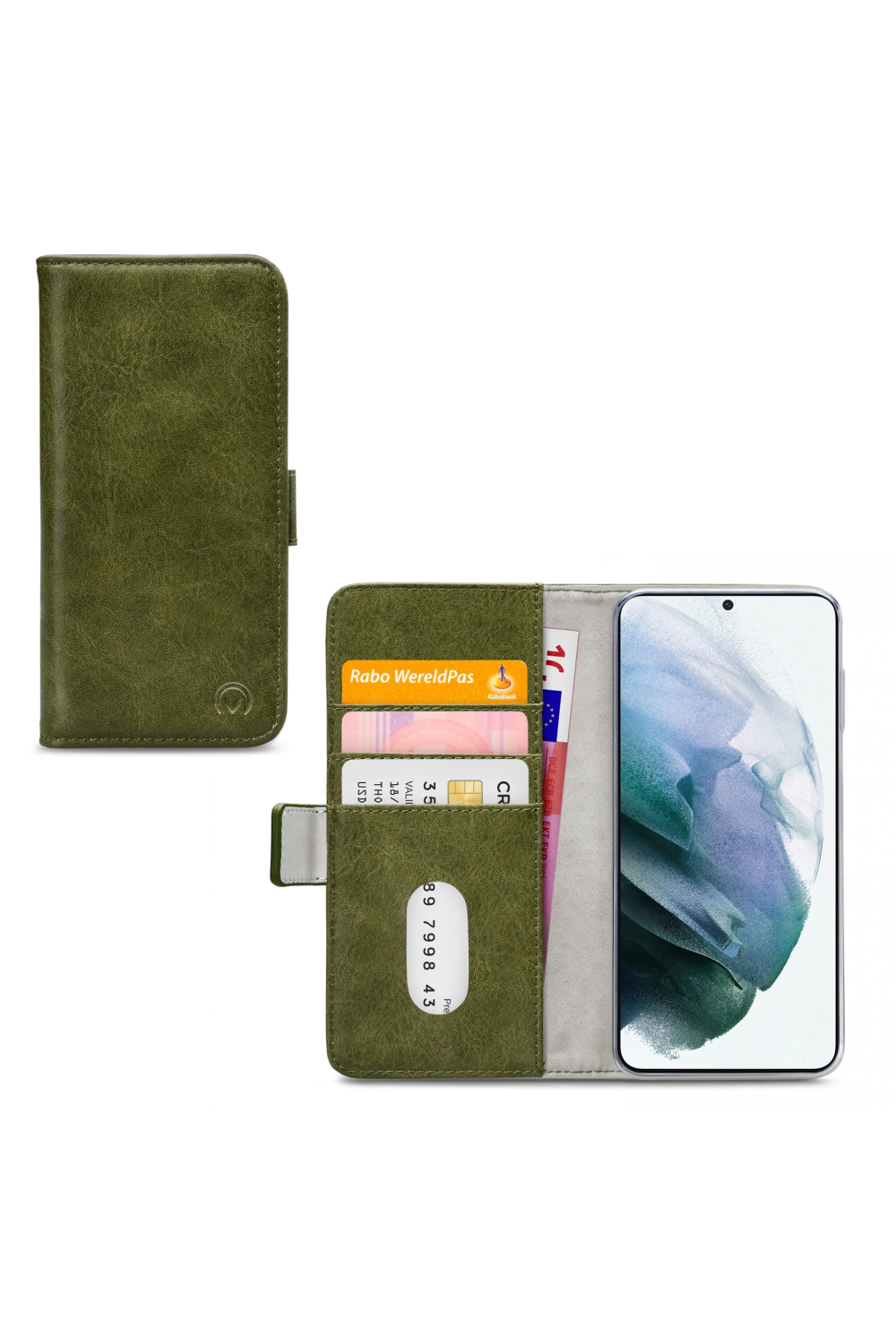 Mobilize Elite Gelly Wallet Book Case Samsung Galaxy S21+ 5G Green