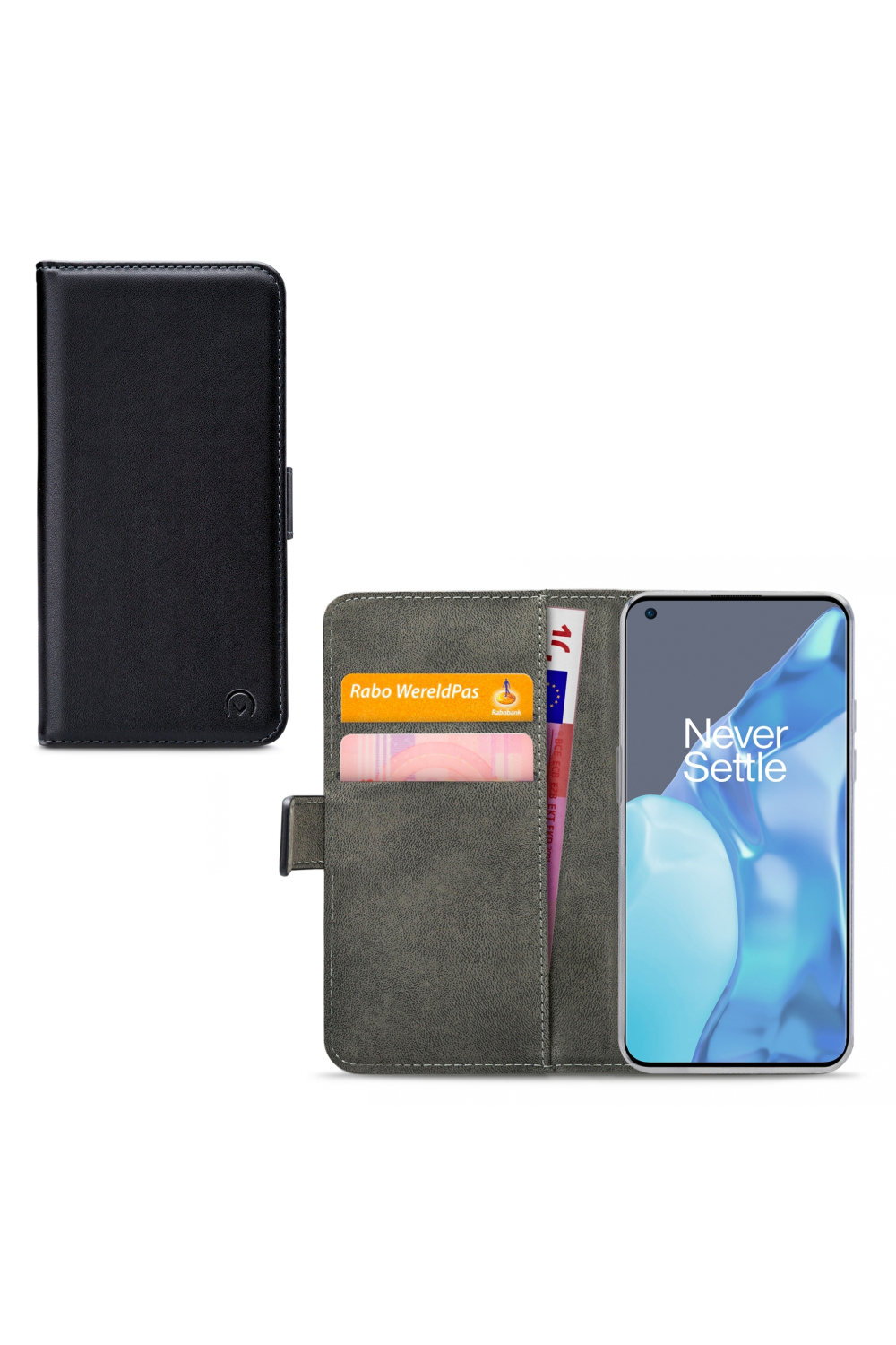 Mobilize Classic Gelly Wallet Book Case Oneplus 9 Pro Black