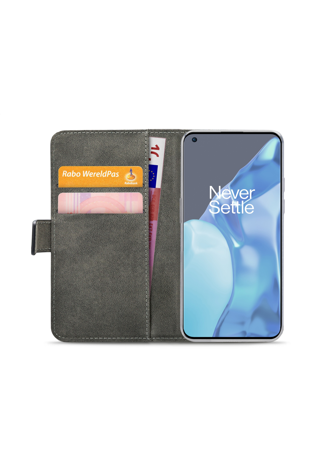 Mobilize Classic Gelly Wallet Book Case Oneplus 9 Pro Black - Afbeelding 4