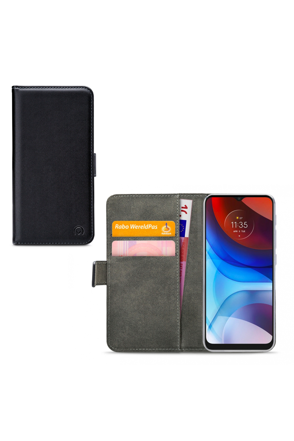 Mobilize Classic Gelly Wallet Book Case Motorola Moto E7 Power/E7I Power Black