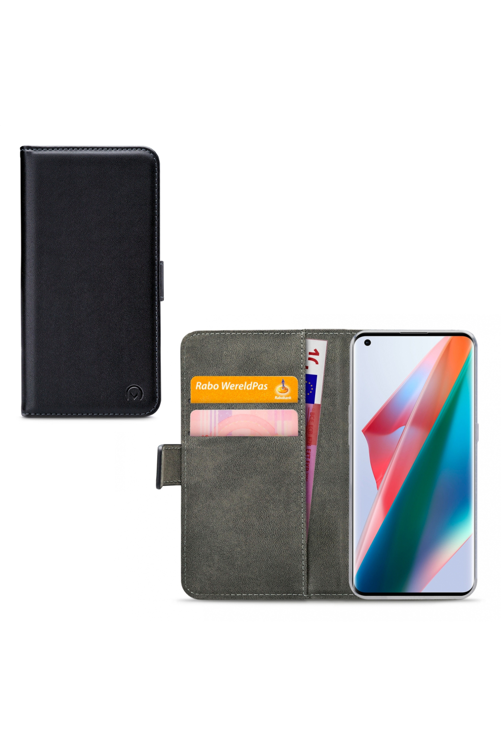 Mobilize Classic Gelly Wallet Book Case Oppo Find X3/X3 Pro Black