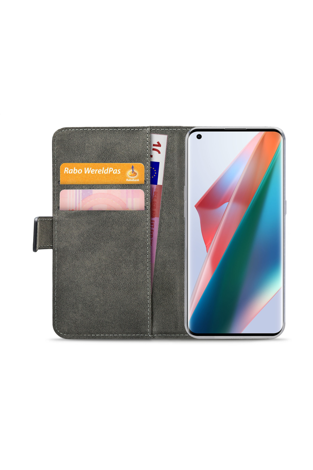 Mobilize Classic Gelly Wallet Book Case Oppo Find X3/X3 Pro Black - Afbeelding 4
