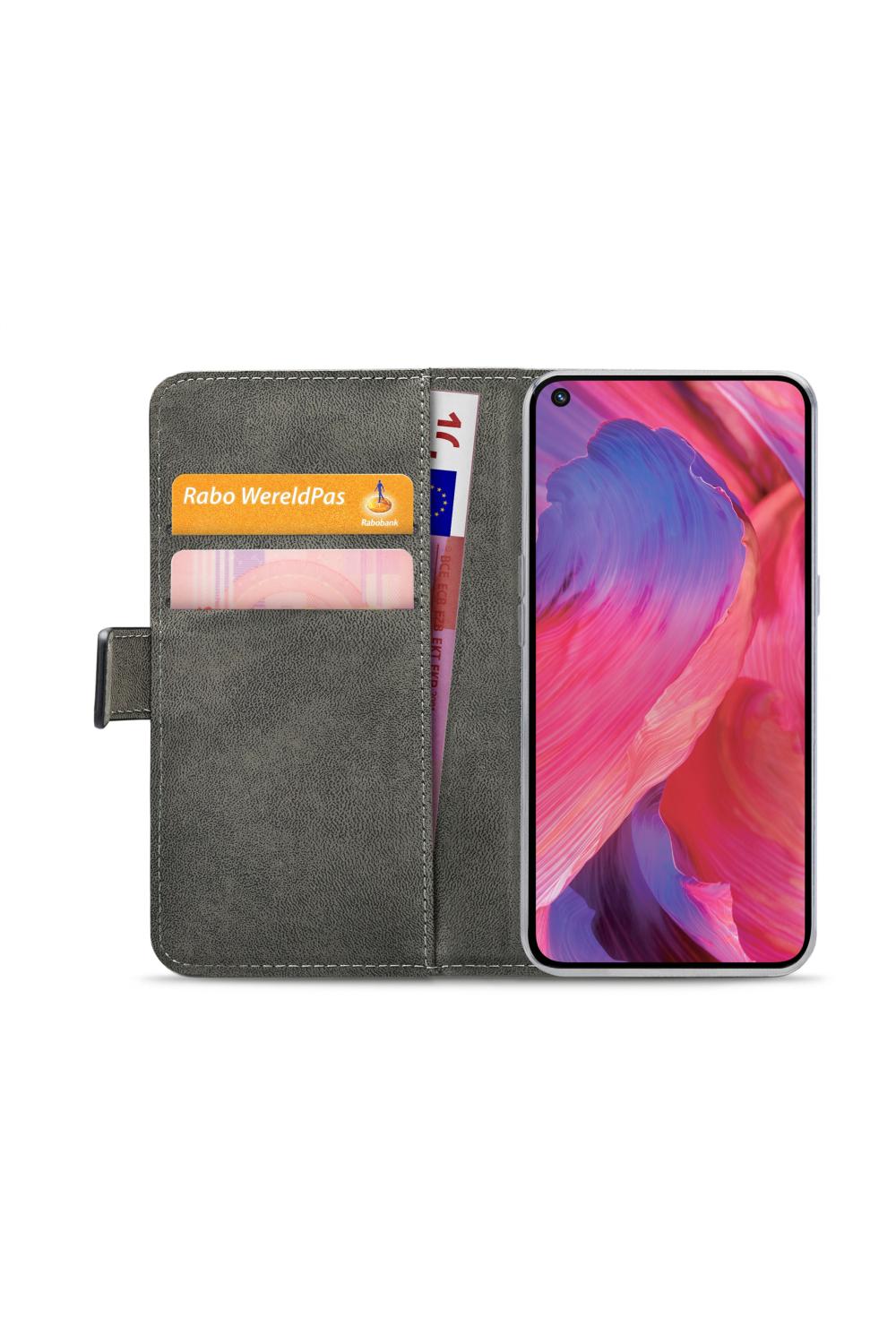 Mobilize Classic Gelly Wallet Book Case Oppo A54 5G/A74 5G Black - Afbeelding 4