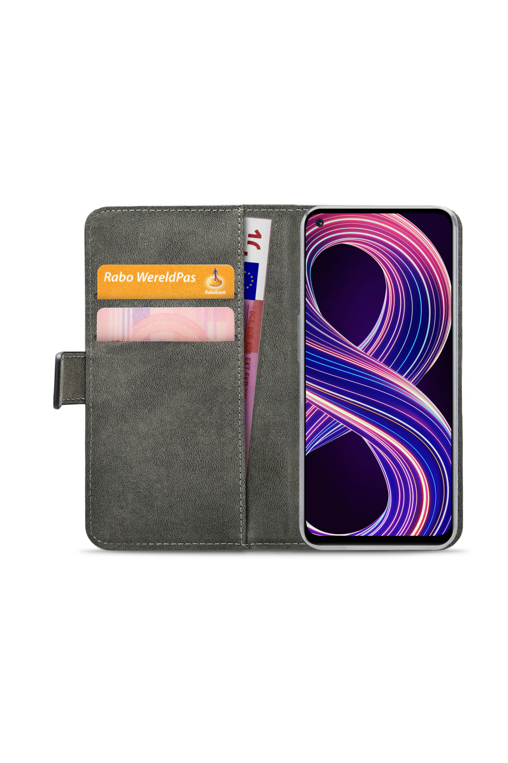 Mobilize Classic Gelly Wallet Book Case Realme 8 5G/Narzo 30 5G Black - Afbeelding 4