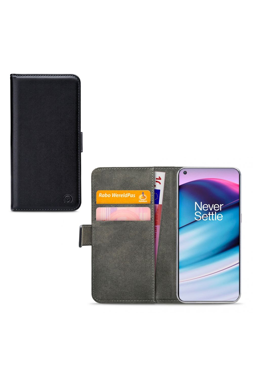 Mobilize Classic Gelly Wallet Book Case Oneplus Nord Ce 5G Black