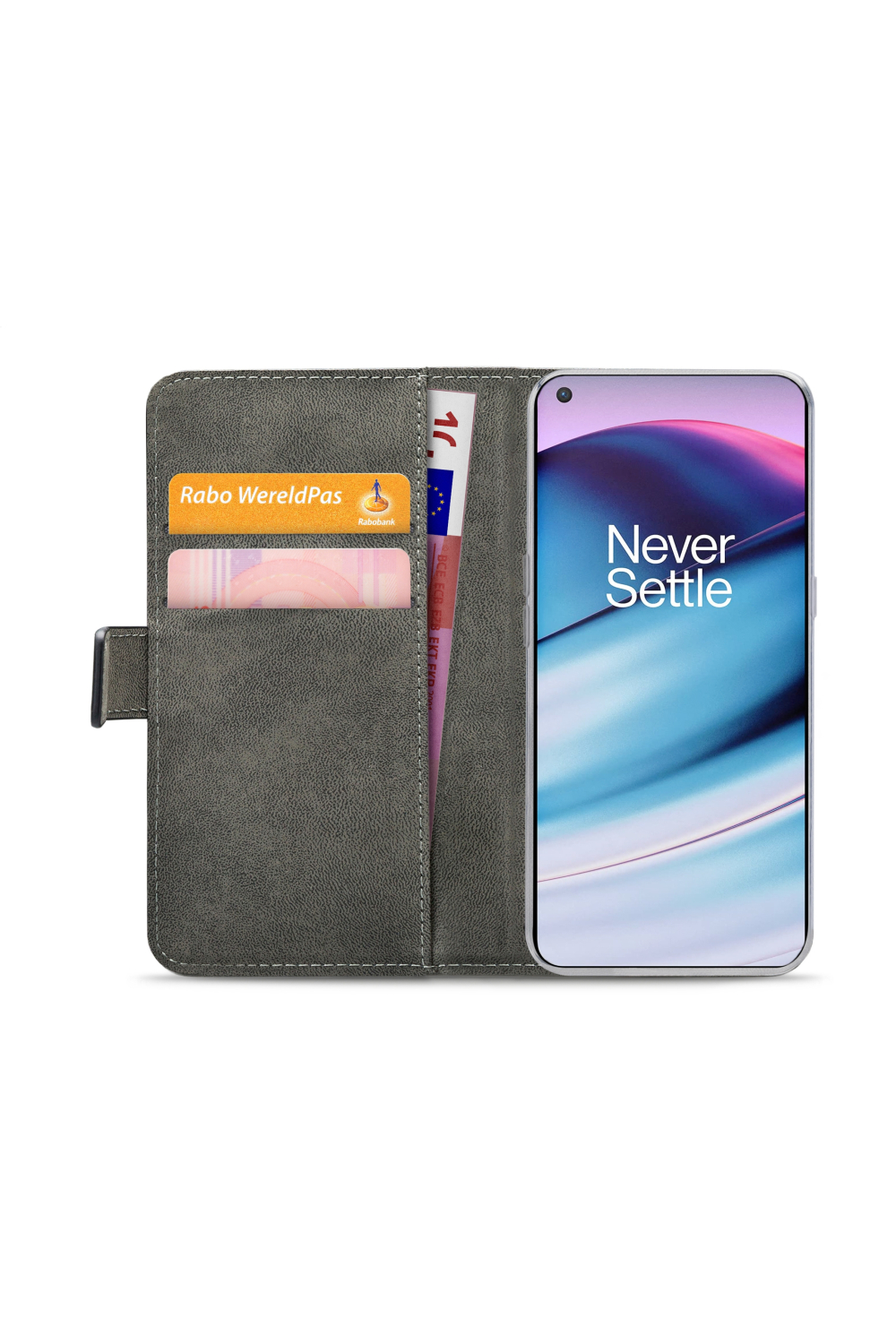 Mobilize Classic Gelly Wallet Book Case Oneplus Nord Ce 5G Black - Afbeelding 4