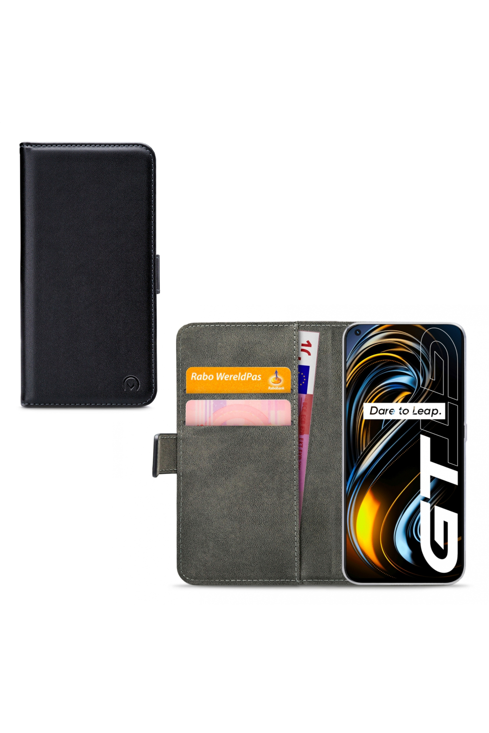 Mobilize Classic Gelly Wallet Book Case Realme Gt 5G Black