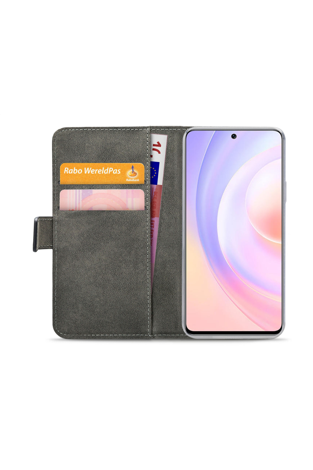 Mobilize Classic Gelly Wallet Book Case Honor 50 Se Black - Afbeelding 4
