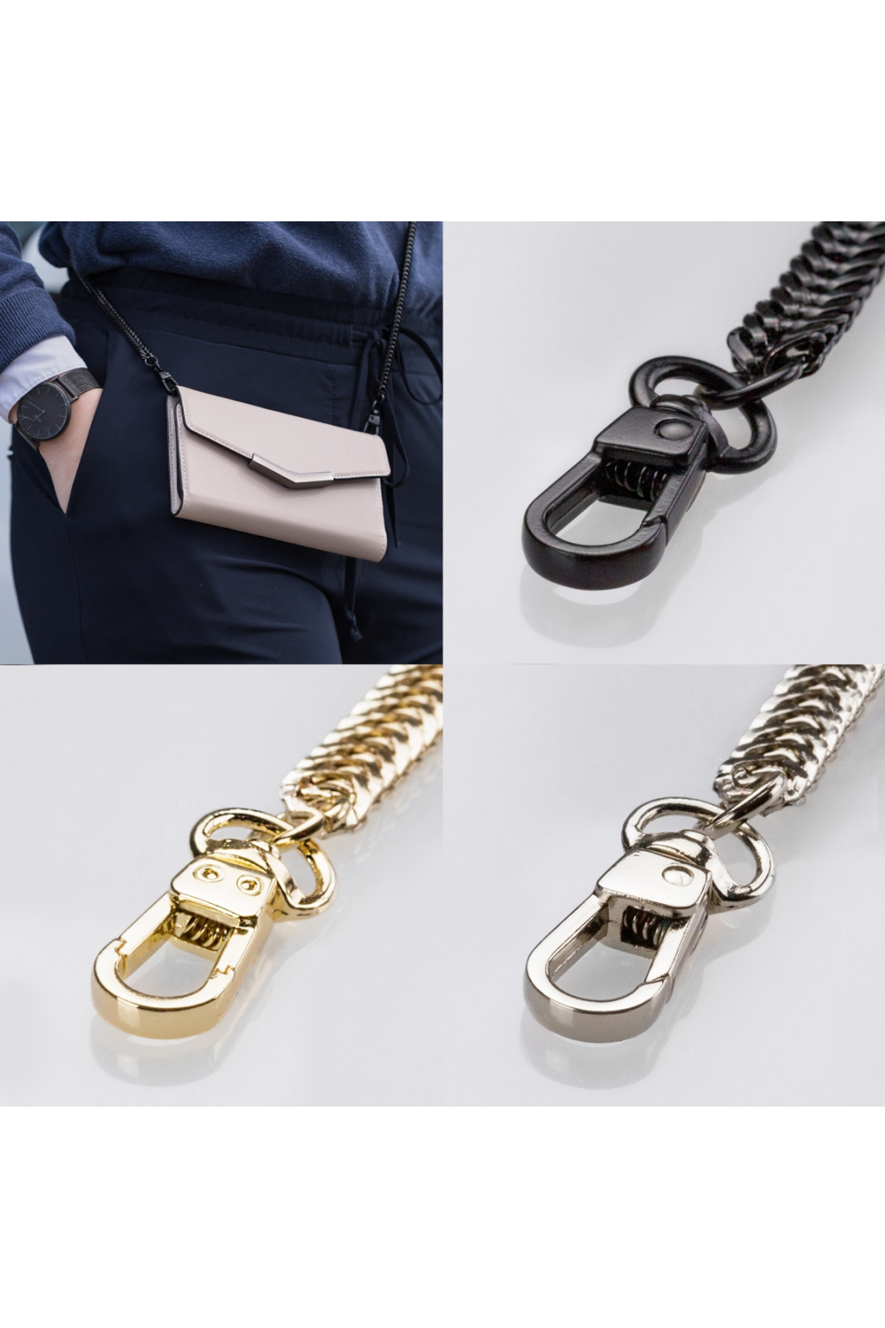 Mobilize 2In1 Elegant Magnet Clutch Apple Iphone 13 Mini Beige Snake - Afbeelding 7