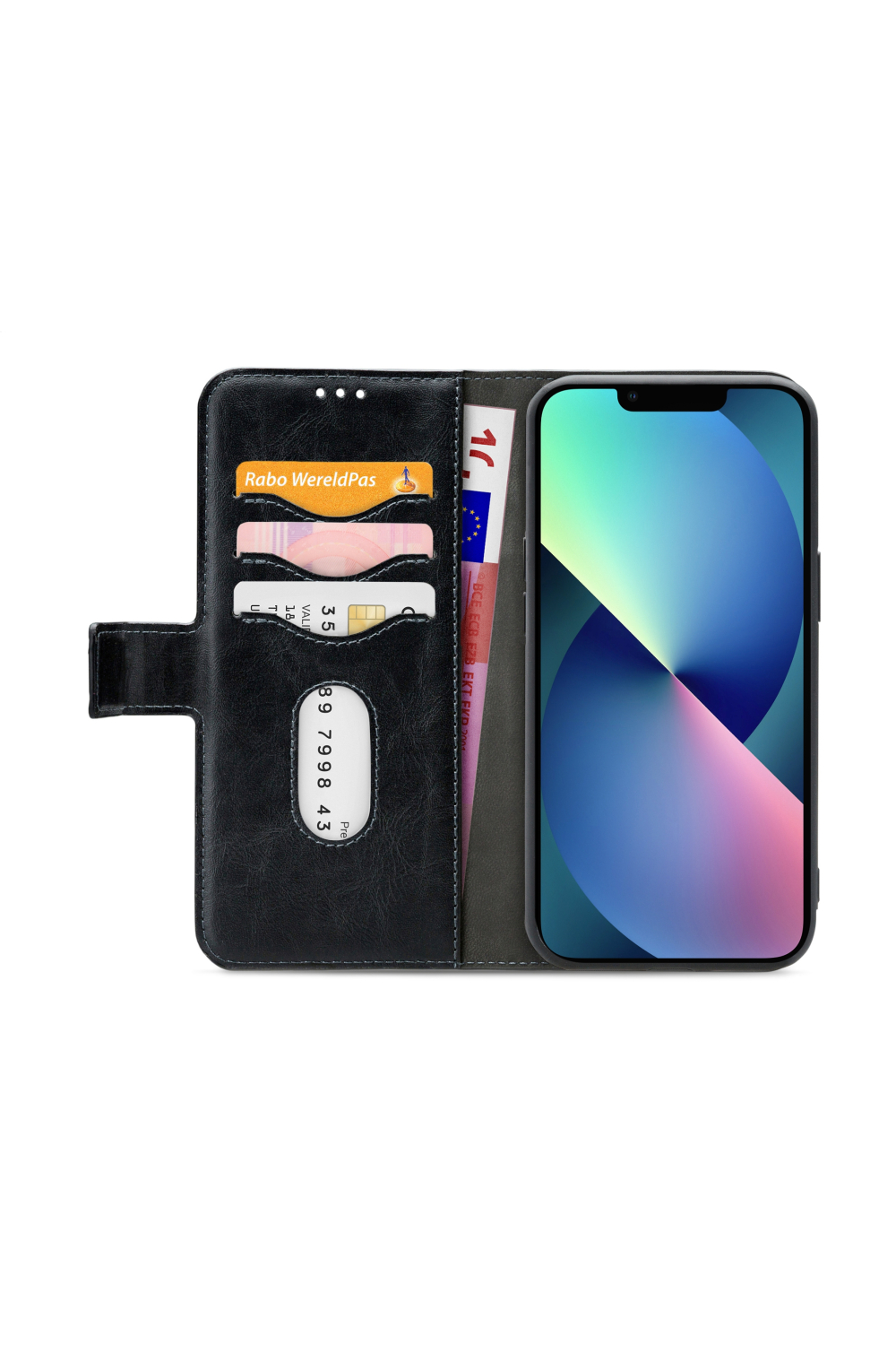 Mobilize 2In1 Gelly Wallet Case Apple Iphone 13 Mini Black - Afbeelding 3