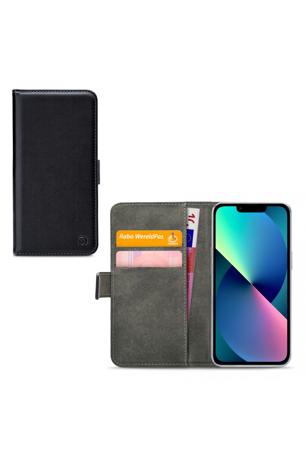 Mobilize Classic Gelly Wallet Book Case Apple Iphone 13 Mini Black